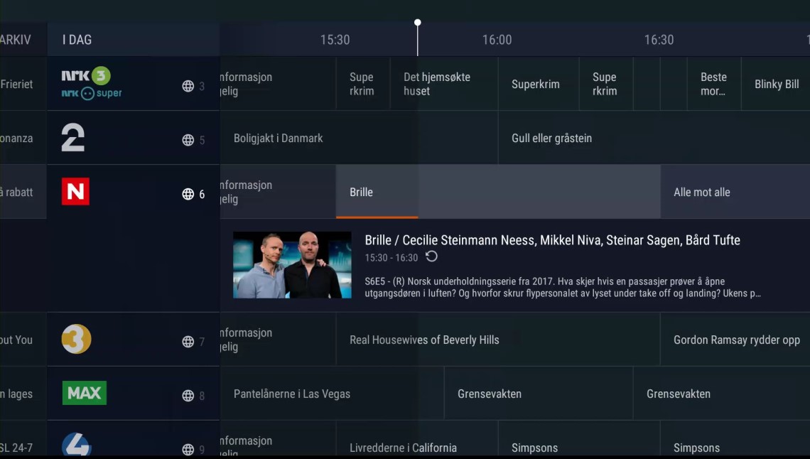 Allente 1 Sin TV-guide